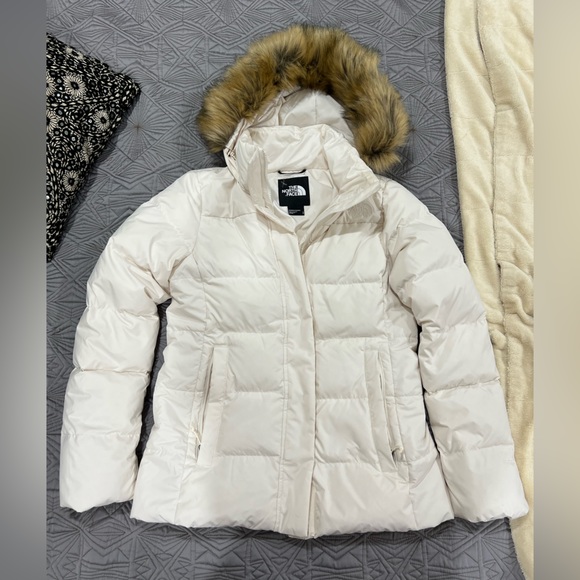 The North Face | Jackets u0026 Coats | North Face Gotham Jacket White Puffer  Coat With Furlined Hood | Poshmark